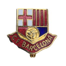 FC BARCELONA enamel pin badge.