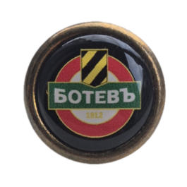 Botev Plovdiv glass pin badge.
