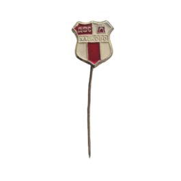 DFS Haskovo pin badge.
