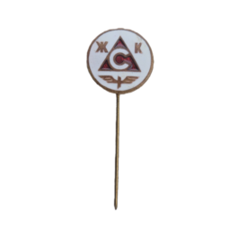 JSK SLAVIA SOFIA vintage enamel pin badge.