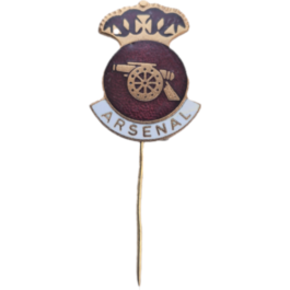 ARSENAL FC enamel pin badge.